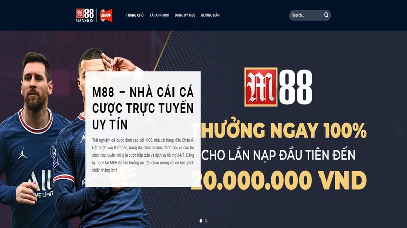 M88 - Nền tảng cá cược đáng tin cậy nhất Việt Nam