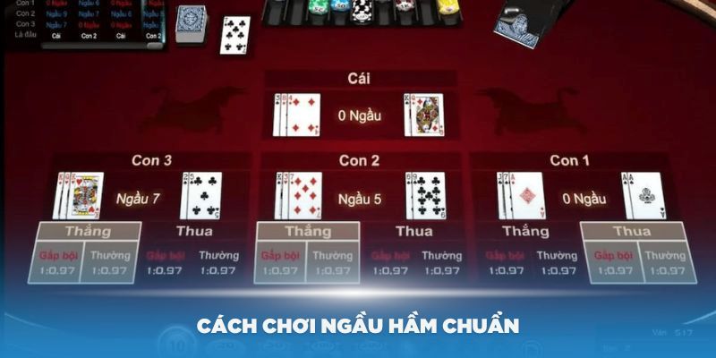 Ngầu hầm - Game bài đấu trí hấp dẫn chiến thuật chơi thắng lớn