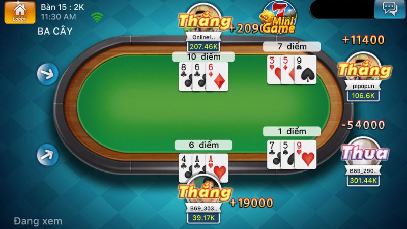 Bài ba cây - Quy tắc chơi bài 3 cây thắng lớn ăn trọn tiền thưởng