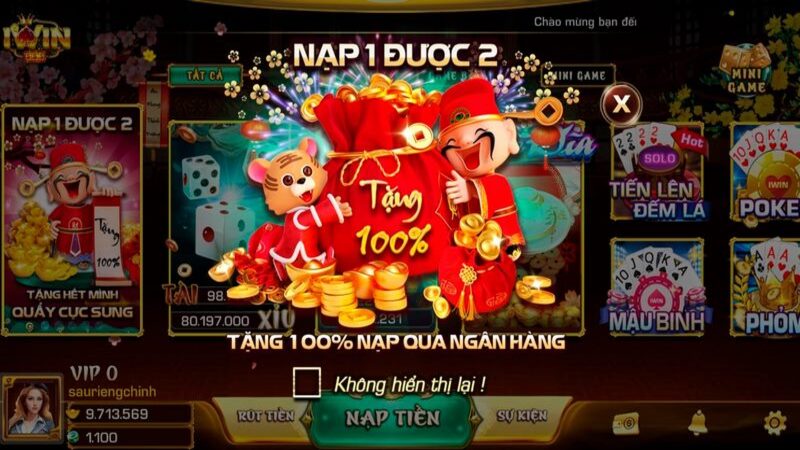 IWIN CLUB chi trả thưởng siêu tốc chỉ trong 3 phút