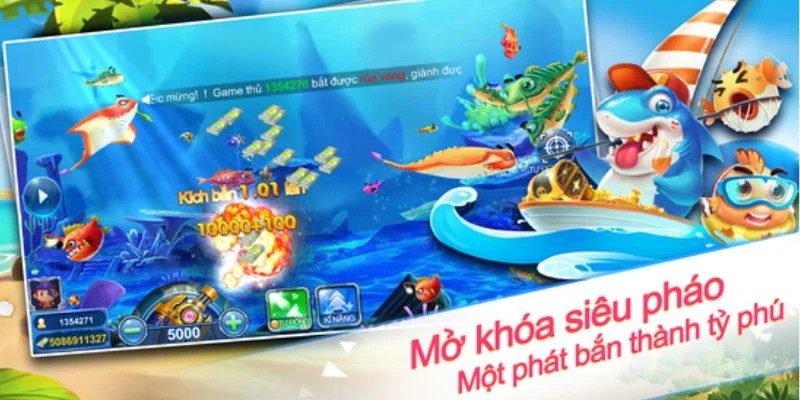 Thủ thuật bắn cá đế vương giúp tăng điểm thưởng nhanh chóng